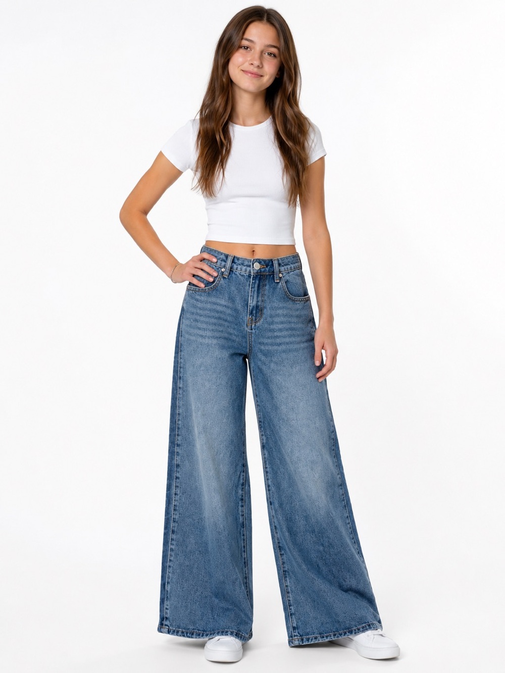 Angel Kiss wide leg jeans size 9